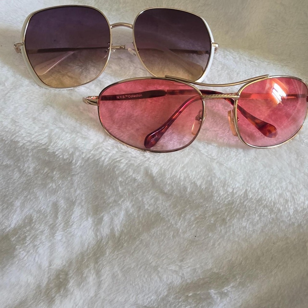 2 pairs of fun sunglasses